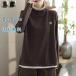  поддельный Layered long t нижняя рубашка внутренний cut and sewn нижнее белье tops женский Logo длинный рукав ta-toru шея теплоизоляция накладывающийся надеты способ толстый аккуратный 