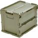 TRUSCO α складной контейнер крышка есть 20L оливковый гонг b цвет <TR-SC20-OD>