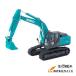  Kobelco building machine miniature model shovel Yumbo <SK200-10(1/50)>[KSPNV040027]