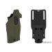 TMC Safariland модель 6354DO Tacty karu ho ru Star + Low-Ride Quick locking система Marui Glock 17/18 для Ranger зеленый 