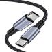 USB Type-C �P�[�u�� 100W PD�Ή� �}���[�d 5A E-Marker���� �f�[�^�]�� 480Mbps �i�C�����҂� ���ϋv L�� �X�g���[�g 0.5m 1m 1.5m 2m 3m �֘A�摜4
