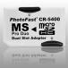 MicroSD-MS Pro Duo изменение адаптер +8GBSDHC(2 листов ) комплект [CR-5400]
