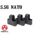 MAG0002 [ стандартный товар ]MAGPUL кружка тянуть 5.56 NATO журнал петля 3Pack черный 