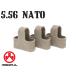 MAG0004 [ стандартный товар ]MAGPUL кружка тянуть 5.56 NATO журнал петля 3Pack FDE