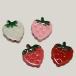 [2 шт 50 иен ] все 4 цвет . клубника Sand маленький декоративные элементы конфеты декоративный элемент красный розовый белый 