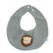  baby смешанные товары * bib "mocmofmokmof" one отметка животное нагрудник лев (LIO)