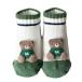  baby одежда * нижнее белье "mocmofmokmof" плюшевый мишка линия носки зеленый (GR)