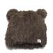  baby смешанные товары * bib "makeyourday макияж yuatei" медведь мохнатый Beanie Brown (BR)