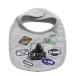  baby смешанные товары * bib " XLarge Kids " Logo нашивка способ принт OG нагрудник TOP* серый (85)