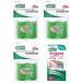 GUM( chewing gum ) dental floss &amp; pick Y character type thread attaching for . tooth interval care 30 pcs insertion ×3 piece pack + extra attaching 