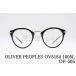 OLIVER PEOPLES glasses frame OV5184 1005L OP-505 Boston circle glasses exclusive use case attaching combination Oliver Peoples regular goods 