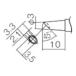  белый свет мастерок .3BC type паз есть припой металлизированный 1mm T12BCM3 [T12-BCM3][r20][s9-010]