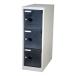 TRUSCO каркас запирающийся шкафчик 1 ряд X3 уровень черный TSL3BK [TSL3-BK][r20][s9-030]