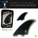 FCS IIkli stain son twin ласты комплект CHRISTENSON TWIN FIN SET XL SHAPER SERIES Black Retail Fins