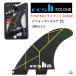 FCS II KAkoro волосы n Dino Performance core Large to жизнь .n3 шт. комплект черный KOLOHE ANDINO LARGE TRI FIN SET PERFORMANCE CORE BLACK