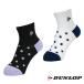  носки Dunlop DUNLOP женский половина длина носки арка поддержка Fit теннис Golf спорт 