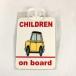 CHILDREN on board белый земля × желтый цвет Mini 