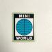 MINI WORLD стикер средний 