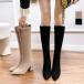  knee high boots lady's long height shoes 