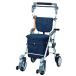  коляска для пожилых легкий compact сиденье ..s Rune box N темно-синий CB-10NB<maki Tec >