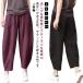  шаровары женский linen способ брюки красивый . конические брюки relax брюки легкий брюки укороченные брюки ткань to резина 9 минут длина хлопок 