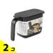 �}�[�i �������|�b�g �u���b�N 370mL (K-736BK) 2�Z�b�g