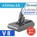  Dyson пылесос аккумулятор v8 большая вместимость 4500mAh 1 год гарантия сменный зарядное устройство dyson новый жизнь уборка tool портативный очиститель портативный матрац беспроводной 
