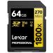 Lexar SD карта Professional 1800x SDXC карта (64GB) LSD1800064G-BNNNG