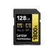 Lexar 128GB Professional 1800x UHS-II SDXC карта памяти ( Gold серии ).