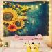  гобелен Mukou . интерьер орнамент wall искусство скатерть подарок искусство Северная Европа узор изменение модный подсолнух 