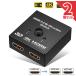 HDMI переключатель hdmi переключатель 4Kx2k HDCP 3D соответствует высокое разрешение селектор Ver2.0 интерактивный 1 ввод 2 мощность 2 ввод 1 мощность ручной источник питания не необходимо 