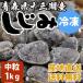  бесплатная доставка Aomori префектура 10 три озеро { рефрижератор ... средний шарик 1kg}( Yamato корбикула ) песок вытащенный завершено корбикула ....... корбикула . Aomori префектура подарок местного производства 