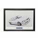  Toyota TOYOTA Soarer Z20 поздняя версия [ карандашный набросок ] известная машина старый машина иллюстрации A4 размер сумма имеется подписан 