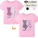 キッズ Tシャツ 変身スパンコール ネコ CAT 半袖 女の子 猫 ねこ キラキラ ネコポス