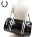  Fred Perry FRED PERRY Classic barrel сумка CLASSIC BARREL BAG L7220-D57 FW20 мужской * женский портфель сумка "Boston bag" BLACK ECRU оттенок черного 