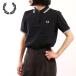  Fred Perry FRED PERRY рубашка-поло twin наконечник do Fred Perry рубашка G3600-350 TWIN TIPPED FRED PERRY SHIRT женский короткий рукав BLACK стандартный обращение магазин 