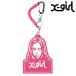  X-girl X-girl лицо чехол для пропуска 105253054019 FW25 FACE PASS CASE женский Xgirl чехол для проездного билета карта держатель PINK стандартный обращение магазин 