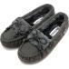  Minnetonka MINNETONKA плоская обувь ключ la тапочки -40686 FW25 KYRA SLIPPER женский обувь мех мокасины Япония специальный заказ CHARCOL стандартный обращение магазин 