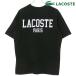 ���R�X�e LACOSTE �o�b�N�v�����g�x�[�V�b�NT�V���c TH4705-99-031 SS25 BACK PRINT BASIC T-SHIRT �����Y �g�b�v�X ����Tee BLACK  ���K�戵�X