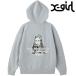  X-girl X-girl женский Zip выше Parker 105263012009 BRUSHED COLLAGE GRAPHIC FACE PATCH ZIP UP SWEAT HOODIE тренировочный обратная сторона ворсистый стандартный обращение магазин 