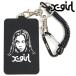  X-girl X-girl лицо Raver чехол для пропуска 105224054028 SS25SPOT FACE RUBBER PASS CASE женский xgirl футляр для карточек чехол для проездного билета BLACK стандартный обращение магазин 