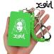  X-girl X-girl лицо Raver чехол для пропуска 105224054028 SS25SPOT FACE RUBBER PASS CASE женский футляр для карточек чехол для проездного билета LtGREEN стандартный обращение магазин 