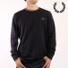 եåɥڥ꡼ FRED PERRY 󥰥꡼ ĥƥåץT M9602-184 FW25 LS TWIN TIPPED T-SHIRT  ȥåץ BLACK 谷Ź