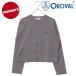 o-si bar ORCIVAL женский вырез лодочкой кардиган OR-C0530-SEF SS26 CREW NECK CARDIGAN tops длинный рукав сделано в Японии серый GREY стандартный обращение магазин 