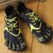  Vibram пять палец zVibram FiveFingers 5 пальцев обувь мужской V-RUN 26M7004 SS26 обувь Bear foot чёрный Black-Lime Black стандартный обращение магазин 