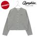  Jim Flex Gymphlex Short вырез лодочкой кардиган #GY-C0367 SCT SS25 SHORT CREW NECK CARDIGAN женский TOP GREY(GREEN) стандартный обращение магазин 
