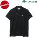  Lacoste LACOSTE женский хлопок 100%pike рубашка-поло ( короткий рукав ) PF7839J-99-031 SS26 сделано в Японии tops короткий рукав хлопок 100% стандартный Polo черный стандартный обращение магазин 