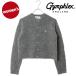 Jim Flex Gymphlex вырез лодочкой Short кардиган #GY-D0098 SGK FW25 CREW NECK SHORT CARDIGAN женский TOP-GREY(CREAM) стандартный обращение магазин 