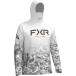 FXR PRO FISH JAPAN PRO AIR UPF PULLOVER HOODIE WH/OR