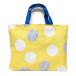 [ ограниченное количество ] сумка для занятий принт [ точка желтый ].... сумка сделано в Японии вставка имеется большая сумка .. старый сумка ручная сумка 